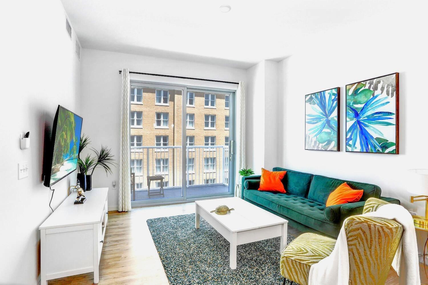 Appartement Modern 1br Downtown Oasis W Balcony & Rooftop Pool *